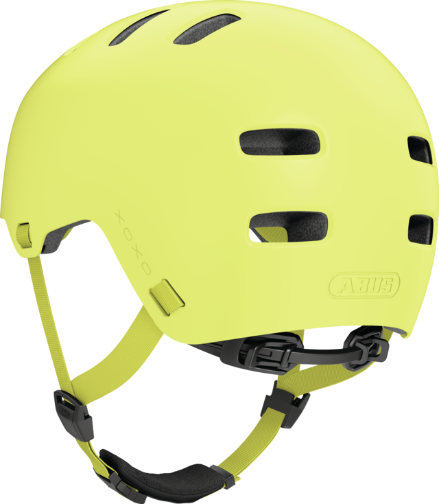 XOXO mono yellow schuine achteraanzicht