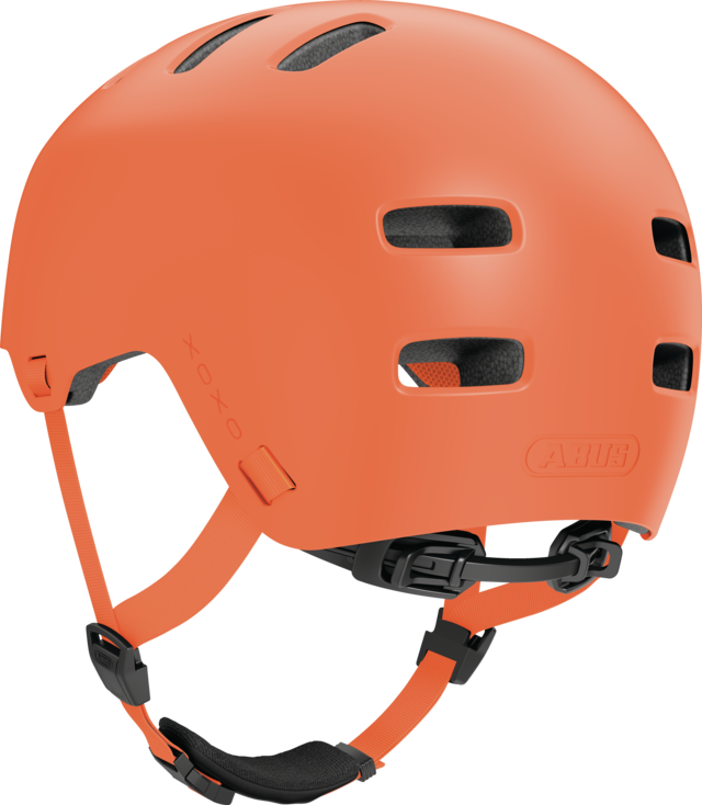 XOXO mono orange schuine achteraanzicht