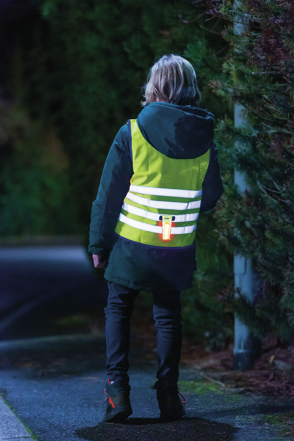 Application example - LED light with Velcro fastener Lumino Indicator Light