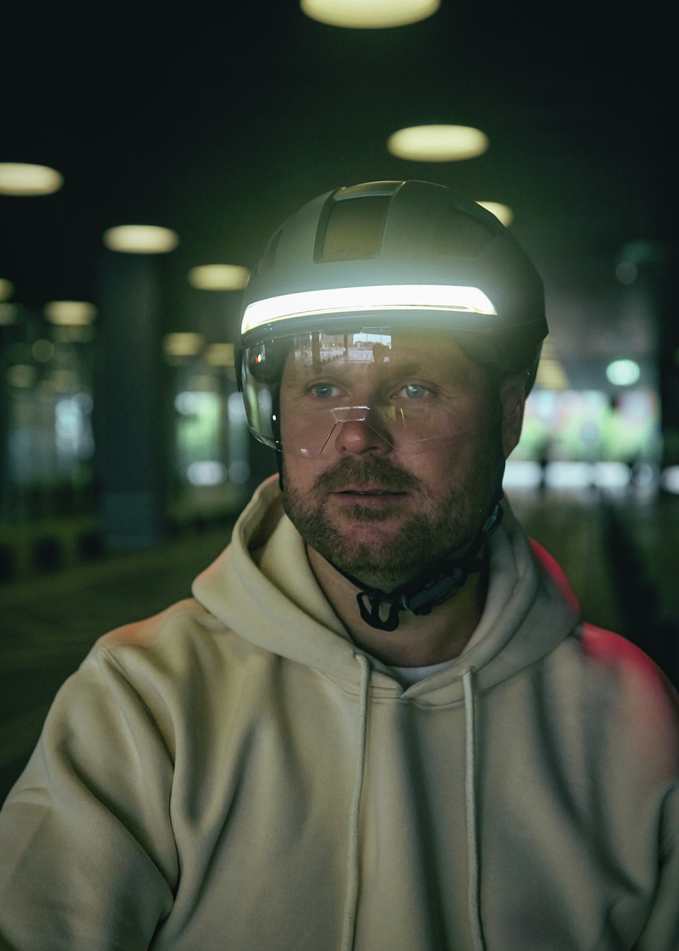 Eksempel på anvendelse - HYP-E jungle green  / Visir