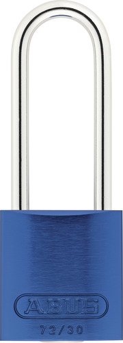 Vorhangschloss Aluminium 72/30HB50 blau
