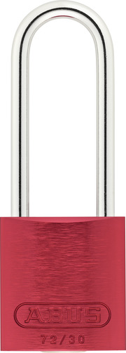 Vorhangschloss Aluminium 72/30HB50 rot