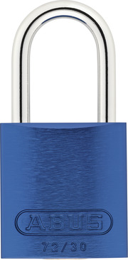 Cadenas en aluminium 72/30 bleu