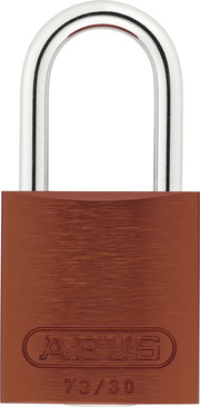 Cadenas en aluminium 72/30 brun