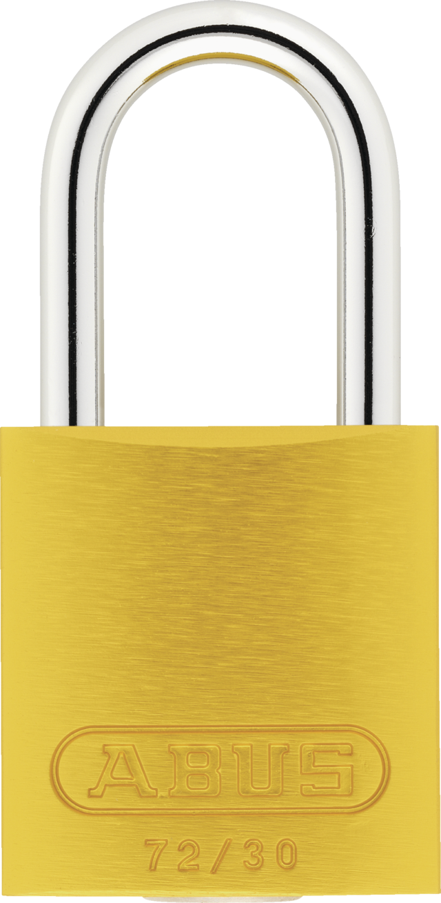 Cadenas en aluminium 72/30 jaune