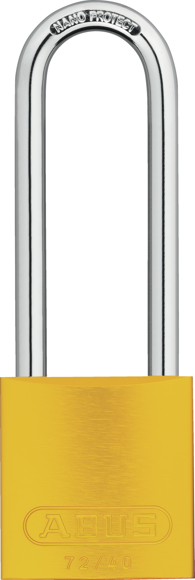 Aluminiumhänglås 72/40HB75 gul