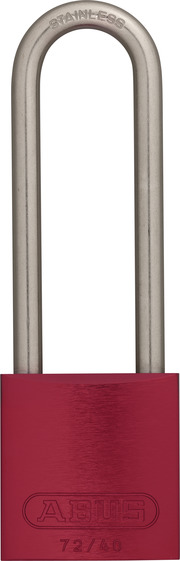 Aluminium Padlock 72IB/40HB75 red
