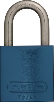 Candado de aluminio 72IB/40 azul ka.