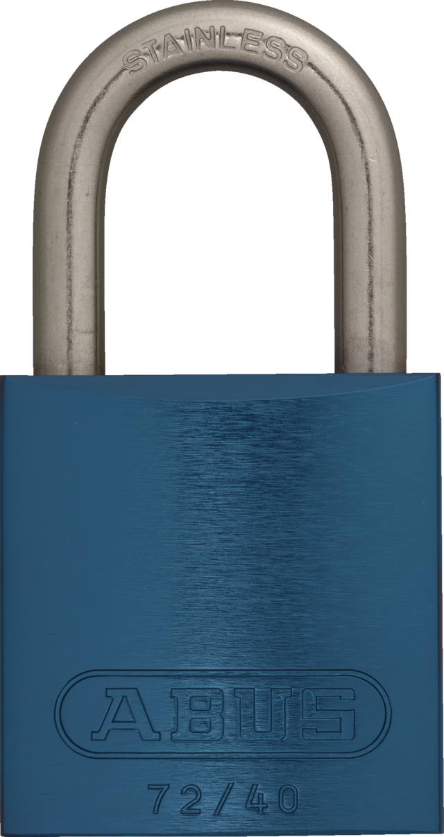 Candado de aluminio 72IB/40 azul ka.