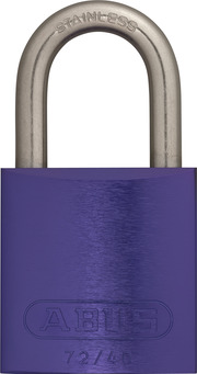 Cadenas en aluminium 72IB/40 lilas ka.