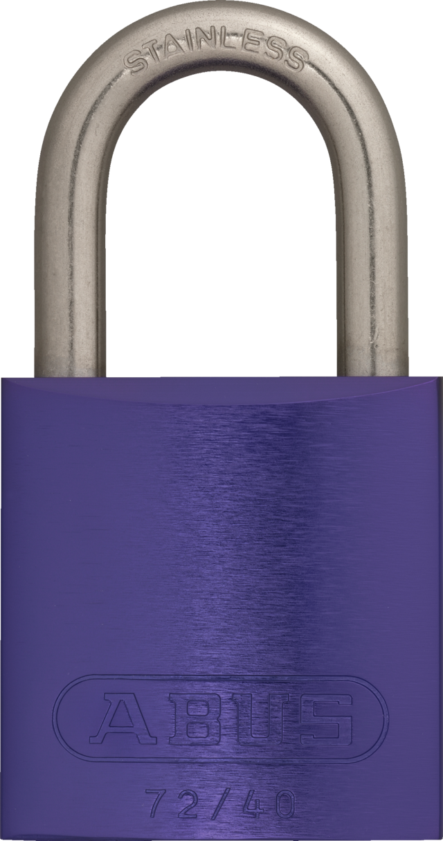 Cadenas en aluminium 72IB/40 lilas ka.