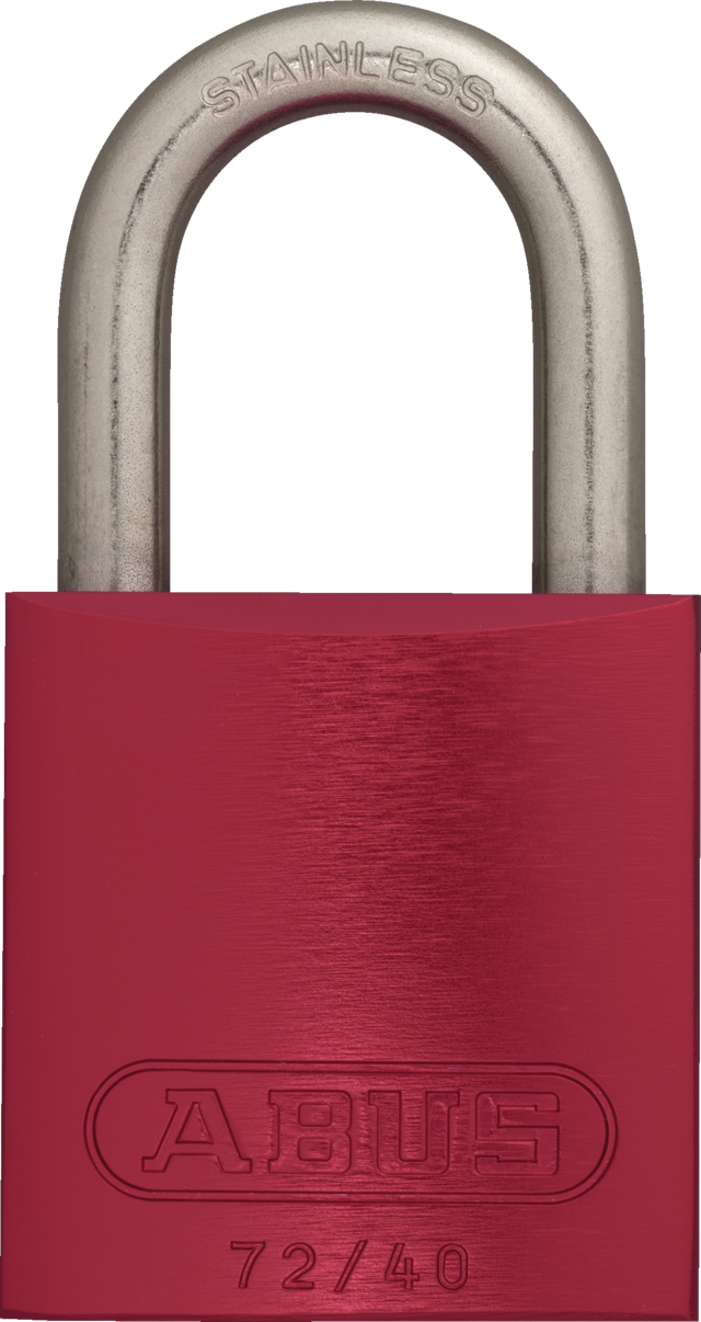 Cadenas en aluminium 72IB/40 rouge kd.