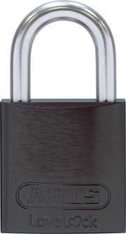 Cadenas en aluminium 72LL/40 noir