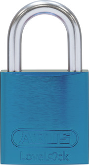 Cadenas en aluminium 72LL/40 turquoise Lock-Tag