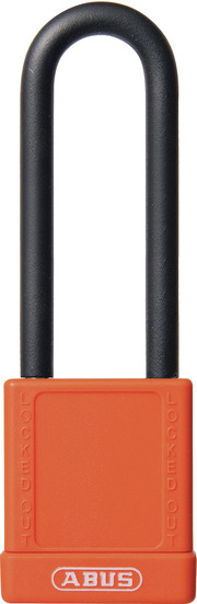 Padlock aluminum 74/40HB75 orange