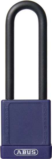 Padlock aluminum 74/40HB75 violet
