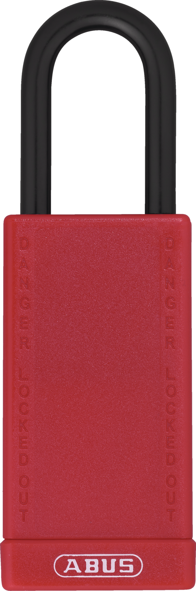 Padlock aluminum 74LB/40 red