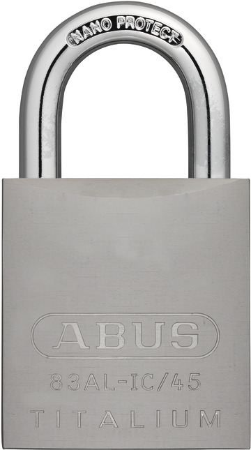 ABUS Titalium 64TI/40 KA6413 - Cadenas Haute Sécurité à Clé Unique, Anti-Crochetage & Résistant Corrosion