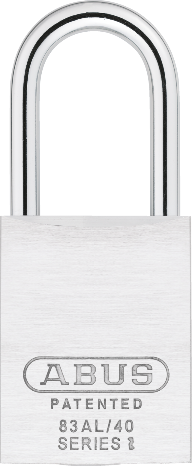 Cadenas en aluminium 83AL/40 argent (sans cylindre)