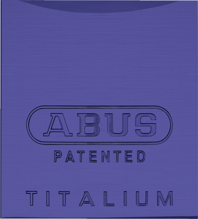 Cadenas en aluminium 83AL/45 S lilas (sans cylindre)
