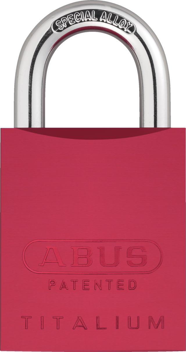 Cadenas en aluminium 83AL/45 S rouge (sans cylindre)
