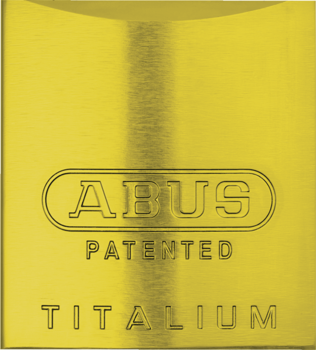Cadenas en aluminium 83AL/45 S jaune (sans cylindre)