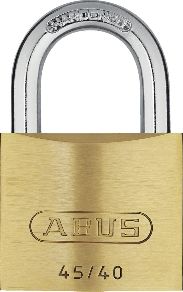 Vorhangschloss Messing 45