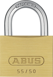 Padlock brass 55/50