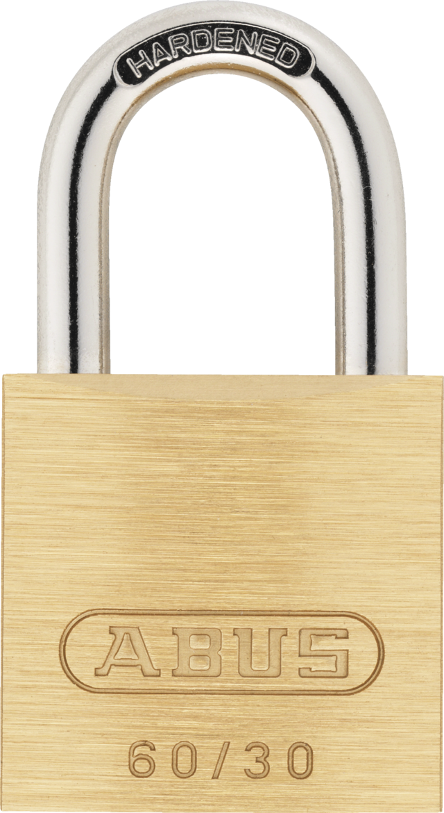 Hengelås messing 60/30