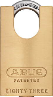 Padlock brass 83CS/45