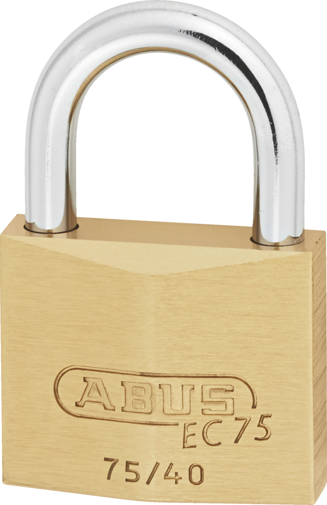 Padlock brass 75