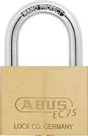 Padlock brass 75/60