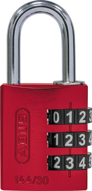 Combination lock 144/30 red Lock-Tag