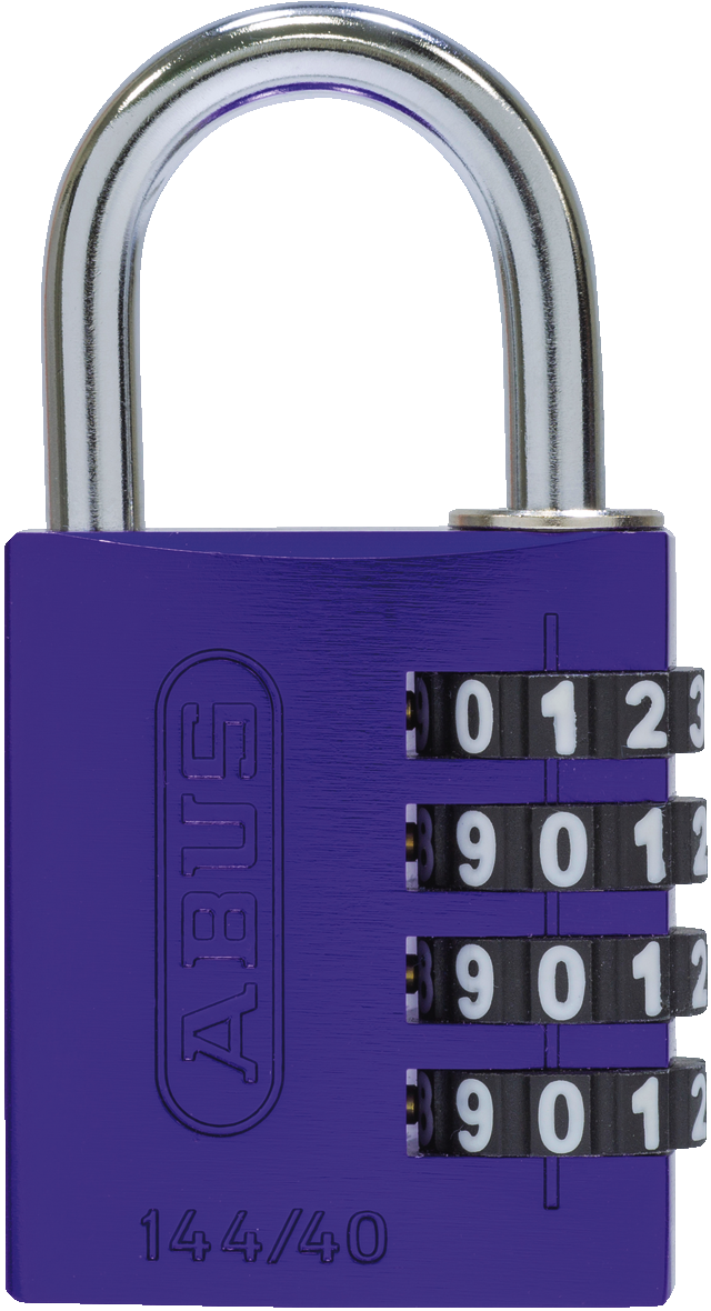 Combination lock 144/40 purple B/SDKNFIN