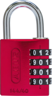 Lucchetto a combinazione 144/40 rosso Lock-Tag