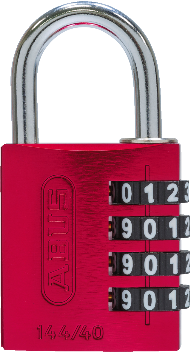 Zahlenschloss 144/40 rot Lock-Tag