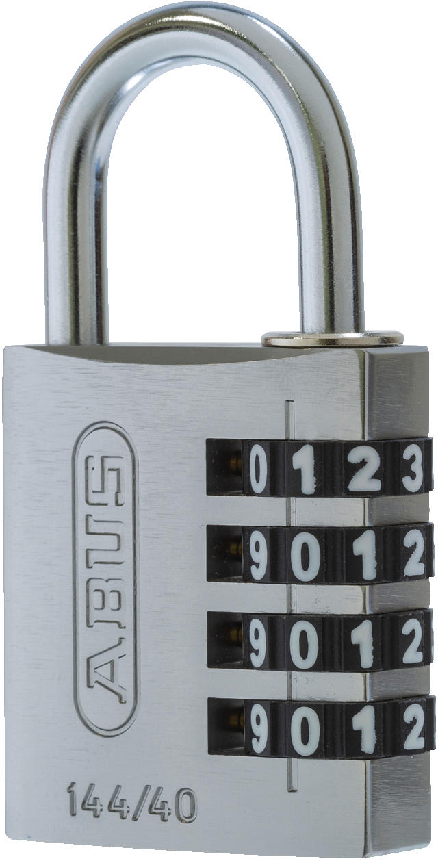Zahlenschloss 144/40 silber B/SDKNFIN