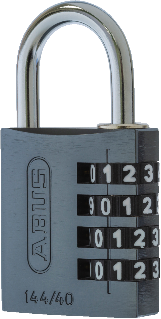 Combination lock 144/40 titanium B/SDKNFIN