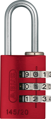 Combination lock 145/20 red
