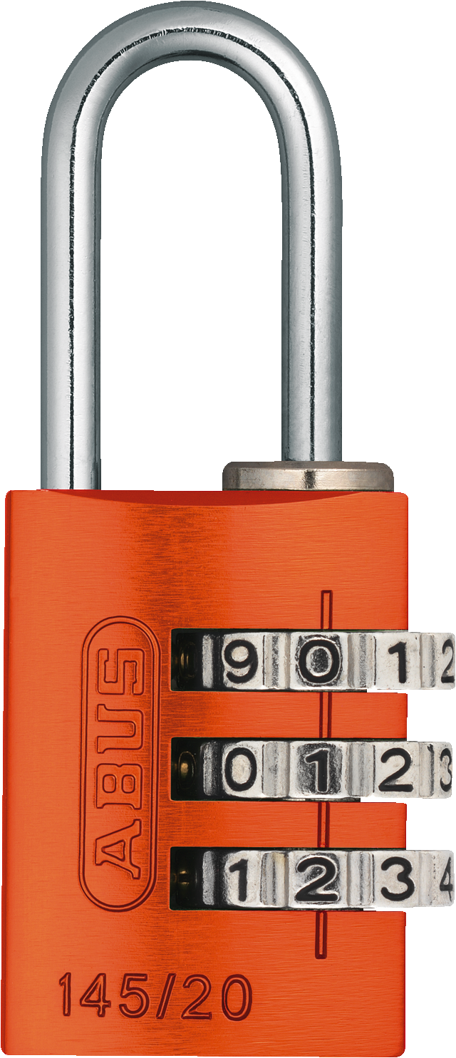 Kombinationslås 145/20 orange B/DFNLI