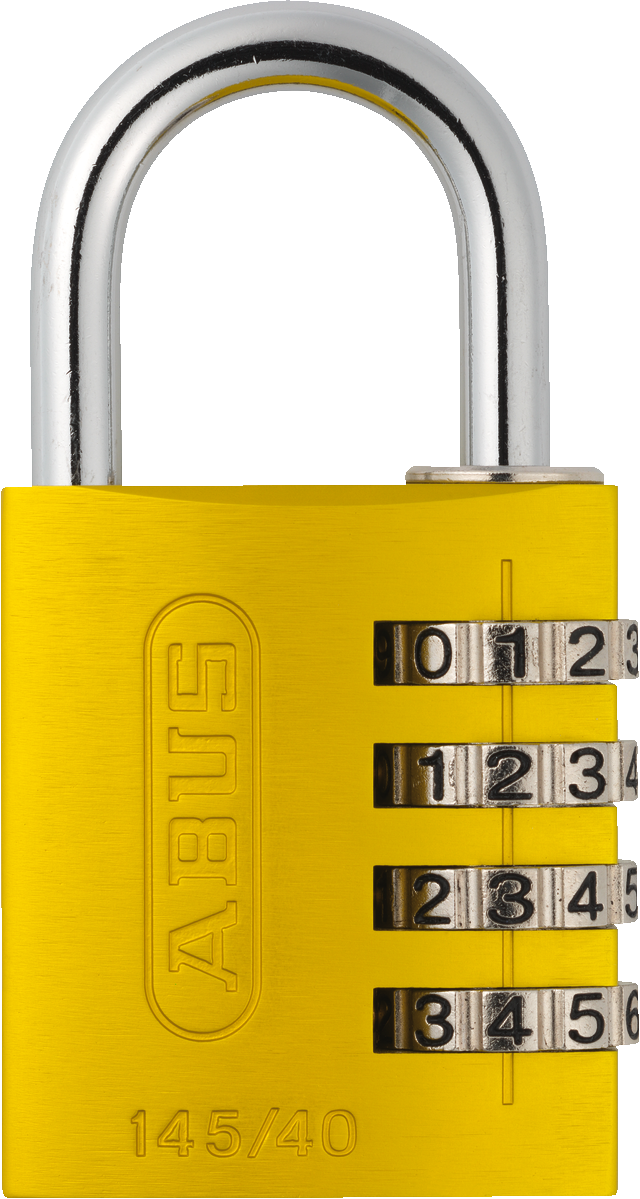 Kombinationslås 145/40 gul