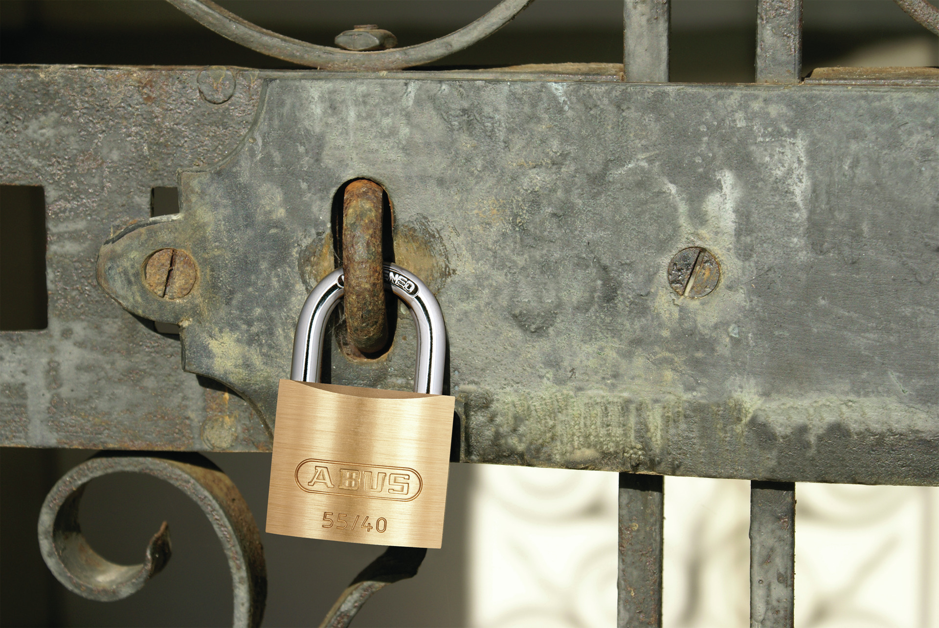 Application example - Padlock brass 55