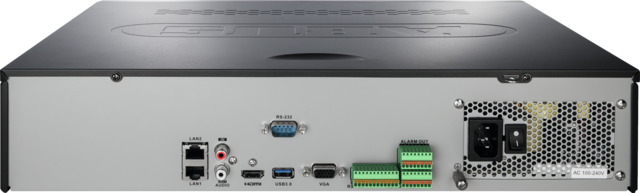 16-Kanal NVR 240 Rückansicht