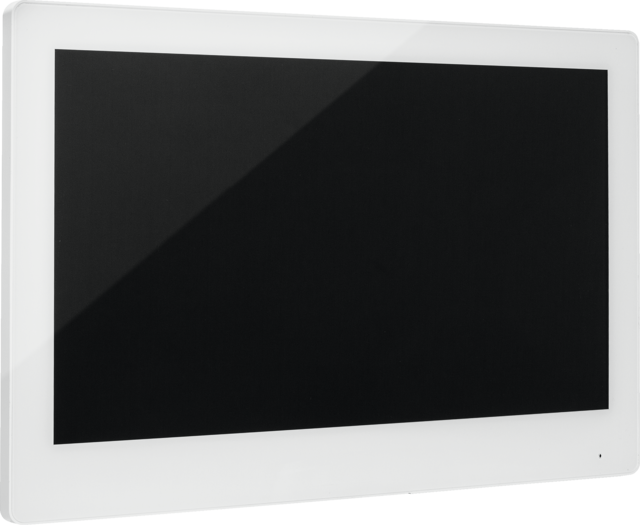 Écran tactile PoE 10 blanc, LAN/Wi-Fi pour interphone"