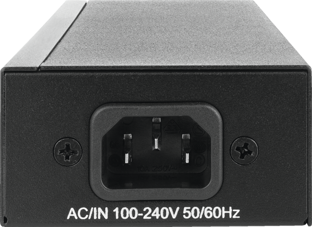 PoE Injector, 60W achteraanzicht