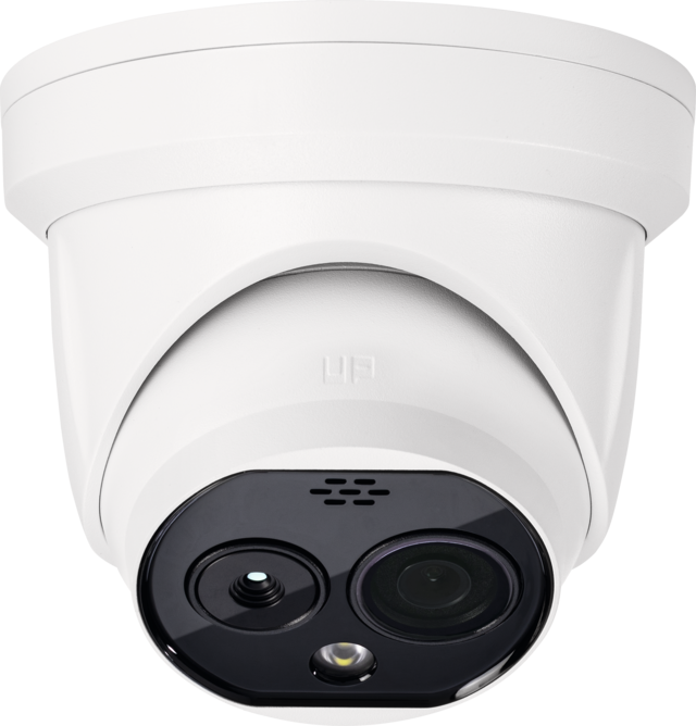 Dôme thermique bi-spectral 4MPx (3,6 / 4,3 mm)