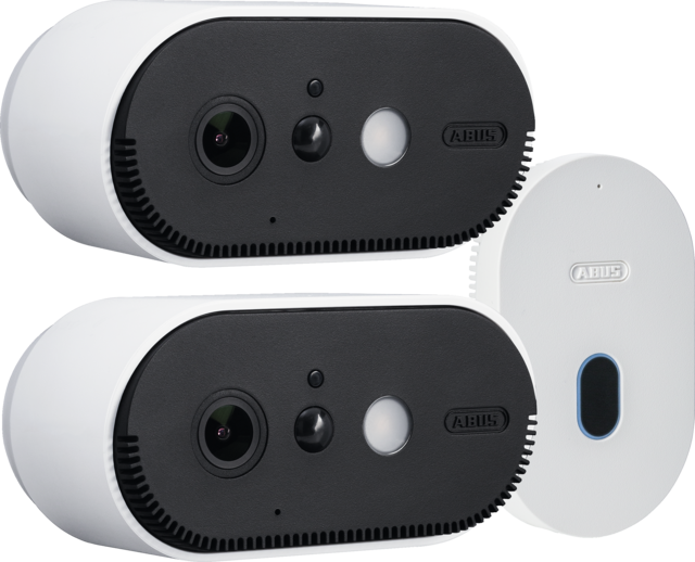 ABUS WiFi battery cam with base station, set of 2