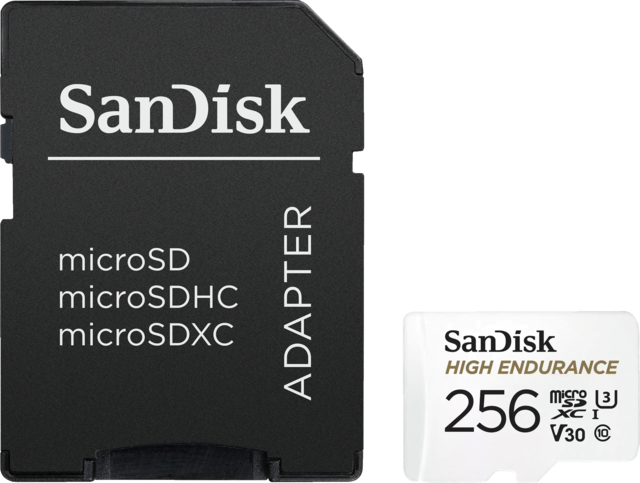 Carte microSD 256 GB High Endurance