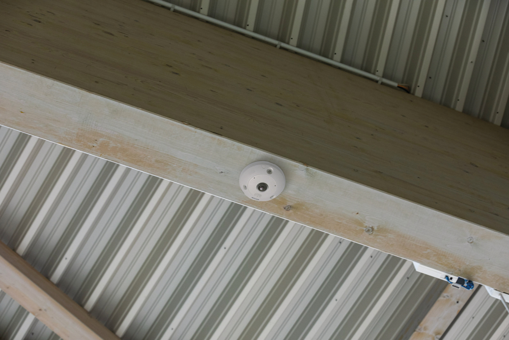 Box d'Installation avec Support de Fixation au Plafond pour Cam Hémisphérique