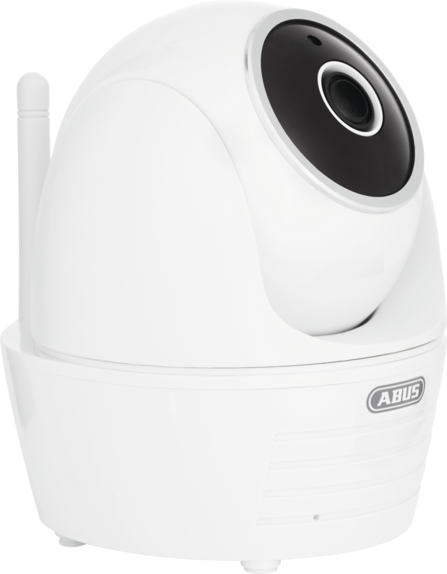ABUS Smart Security World WLAN Innen Schwenk-/Neige-Kamera - Full HD App-Kamera mit Infrarot Nachtsicht und Gegensprechfunktion (PPIC32020)
